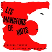 Logo du collectif Les Mangeurs de Mots : ateliers théâtre et autres amuse-gueules